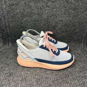 Kizik Athens Bahama Blue Pink Athletic Handsfree Shoes Women’s Size 7.5
